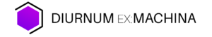 Logo Diurnum Ex:Machina horizontal black